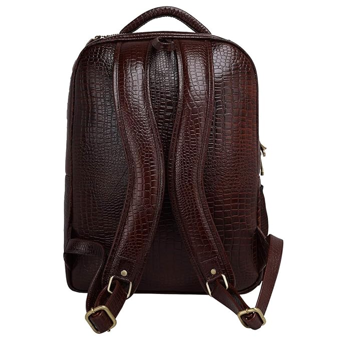 Leather Laptop Backpack - Twin Vault