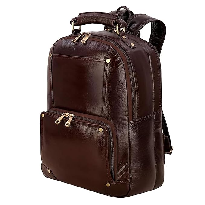 Leather Laptop Backpack - The Awakening