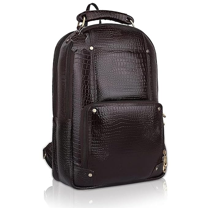 Leather Laptop Backpack - The Awakening