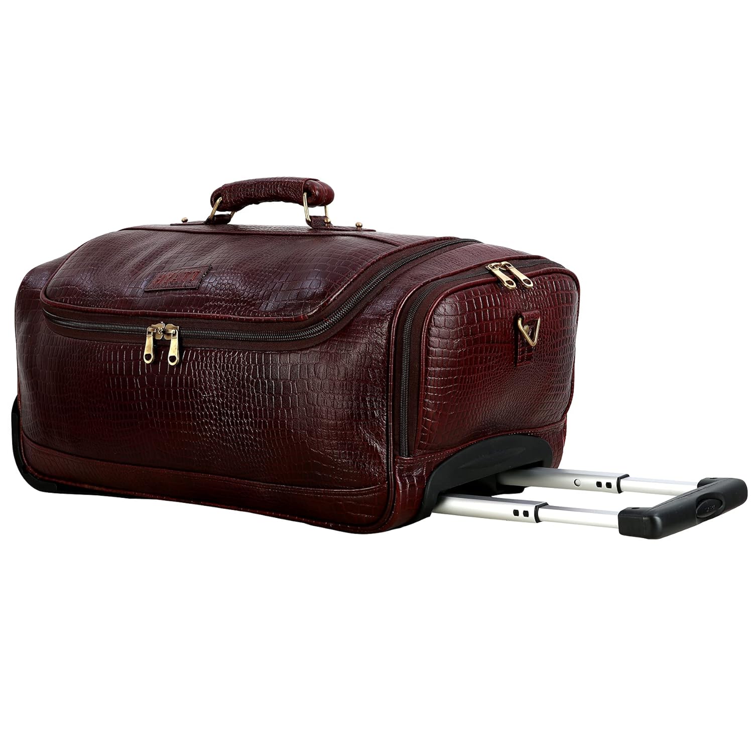 Leather Duffel Trolley - The Weekender