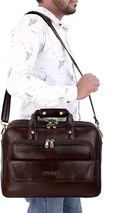 Leather Office Bag - Moochies