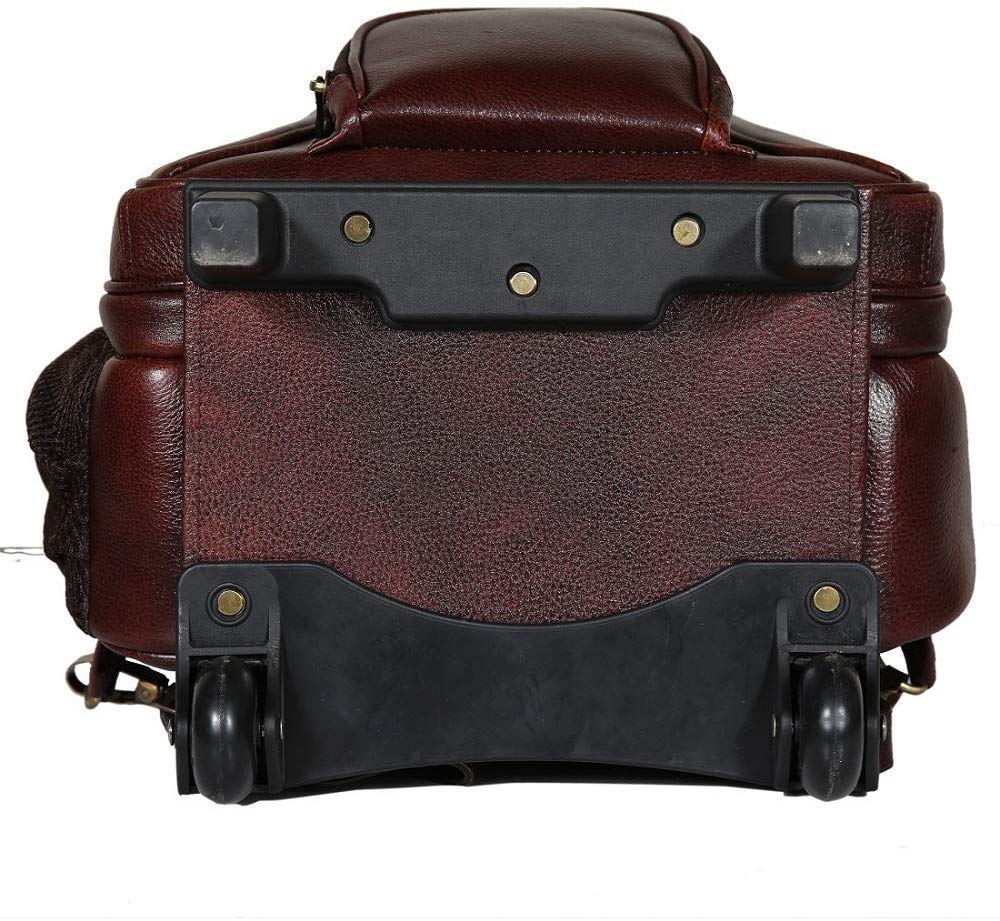 Leather Backpack Trolley - Metro Roller