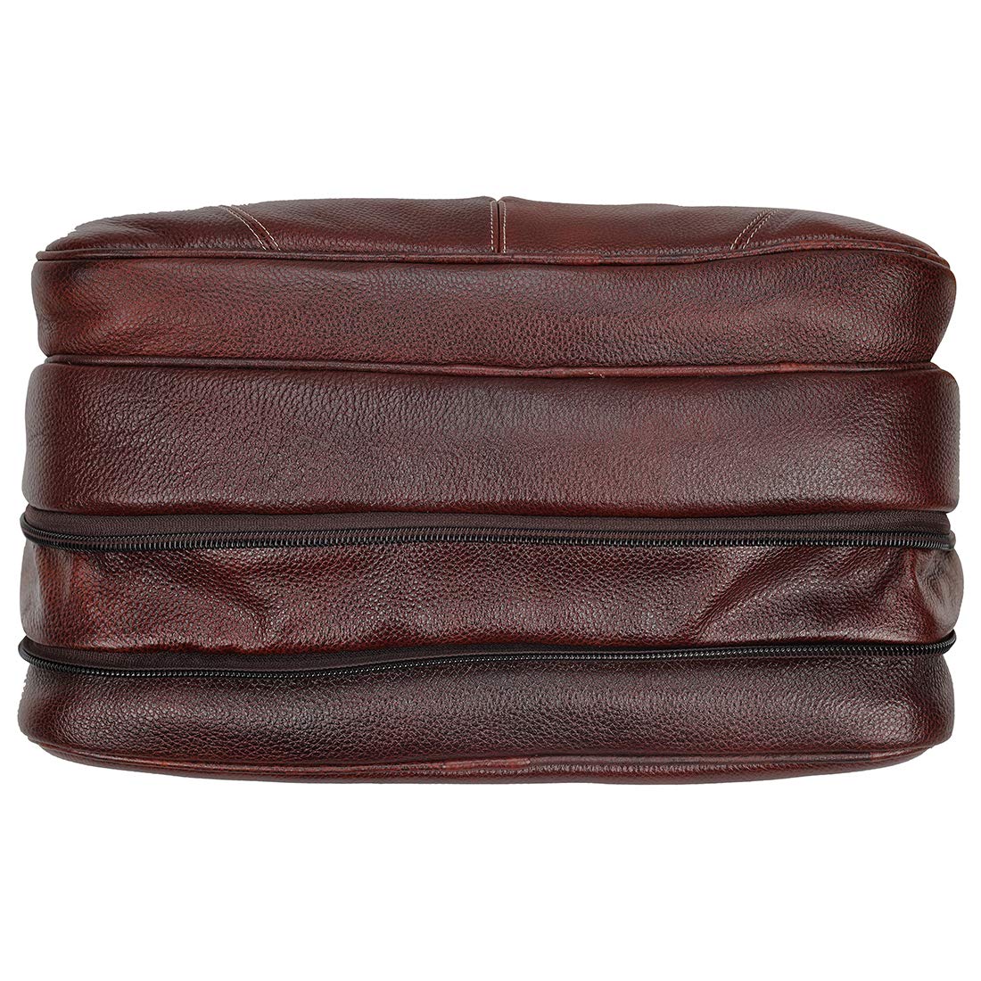 HAYAT 16 Inch Expandable Natural Leather Laptop Briefcase