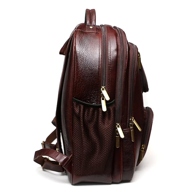Leather Laptop Backpack - Twin Vault