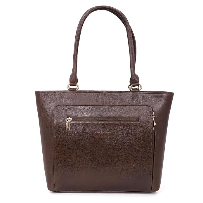 Leather Laptop Tote Bag - THE ORGANIZER