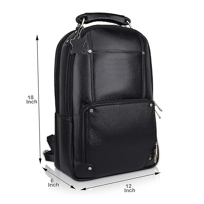 Leather Laptop Backpack - The Awakening