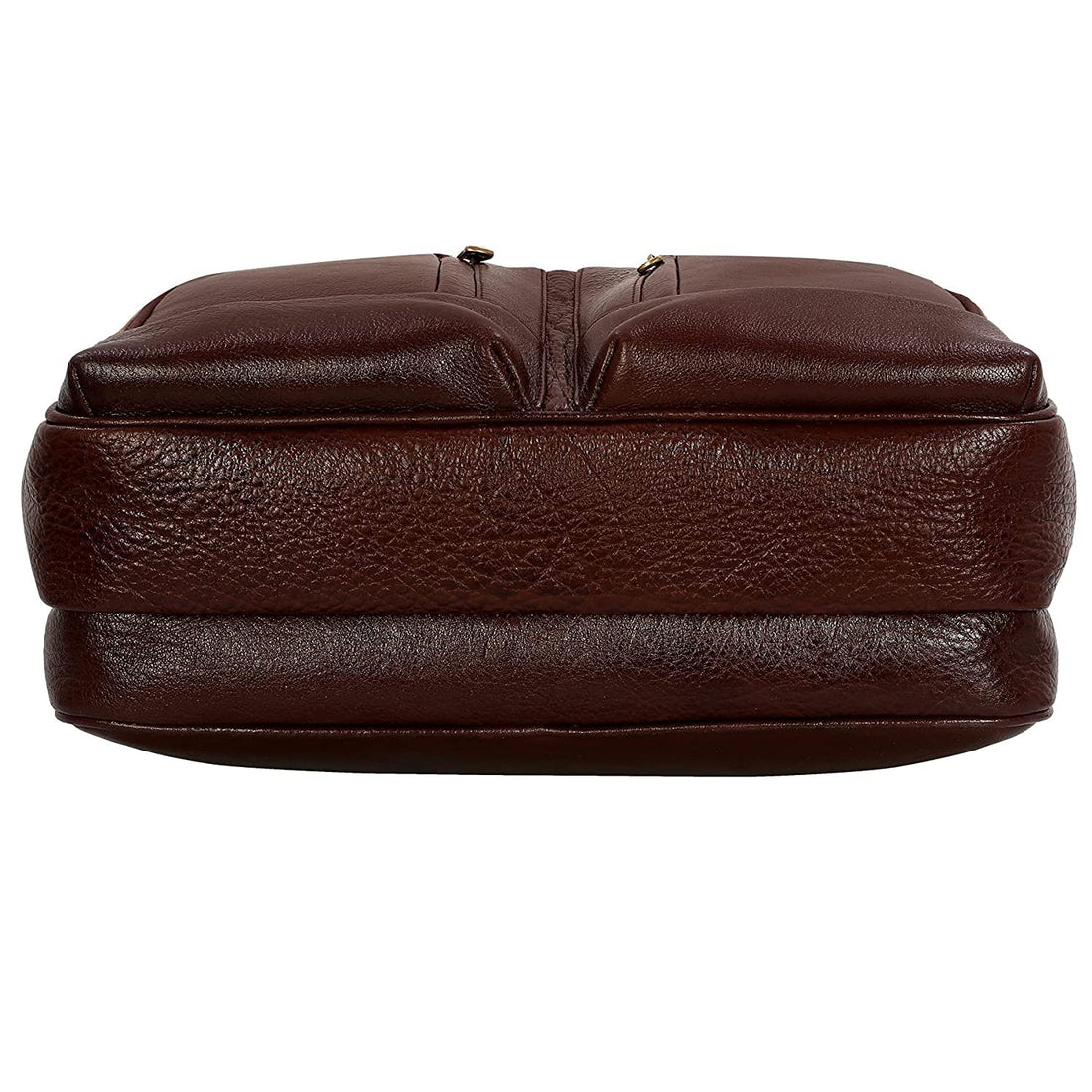 HAYAT Leather Accessories 24 litres Full Grain Natural Leather Briefcase Messenger & Shoulder Bags