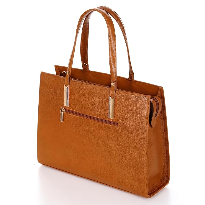 Leather Laptop Tote Bag - Boxa