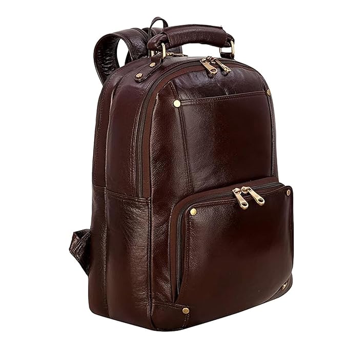 Leather Laptop Backpack - The Awakening