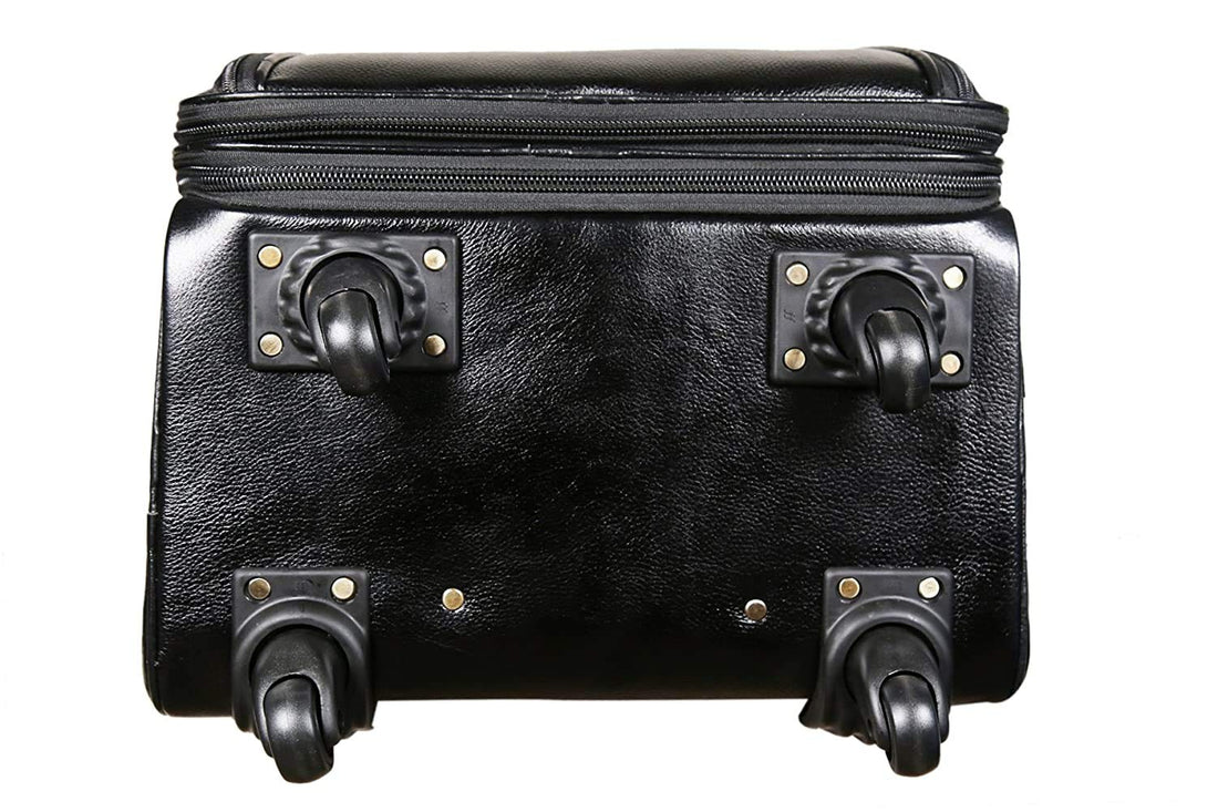 Leather Trolley Bag - The Voyager