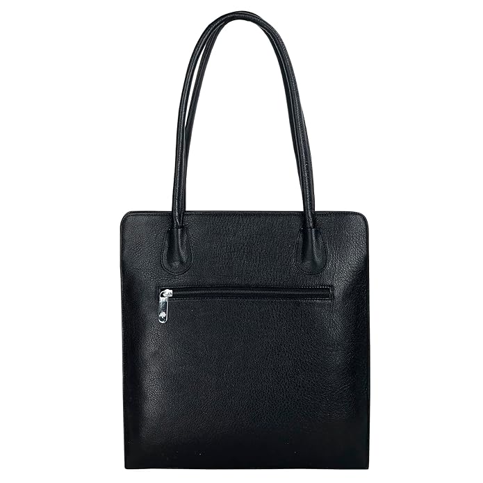 Leather Tote Bag - Vertica