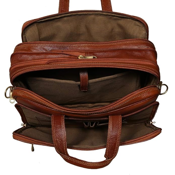 Leather Expandable Bag - Bold Vault