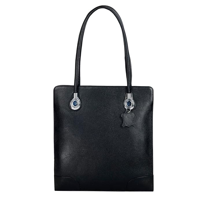 Leather Tote Bag - Vertica