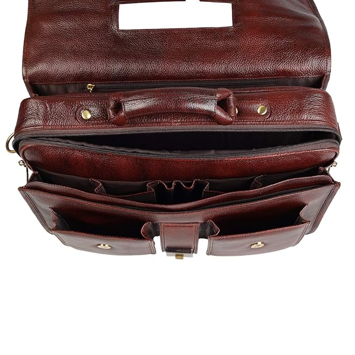 Leather Briefcase - Metro