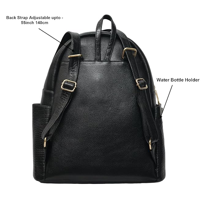 Leather Laptop Backpack - Convertible