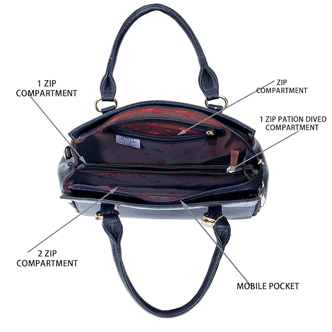 Leather Handbag For Women - MK