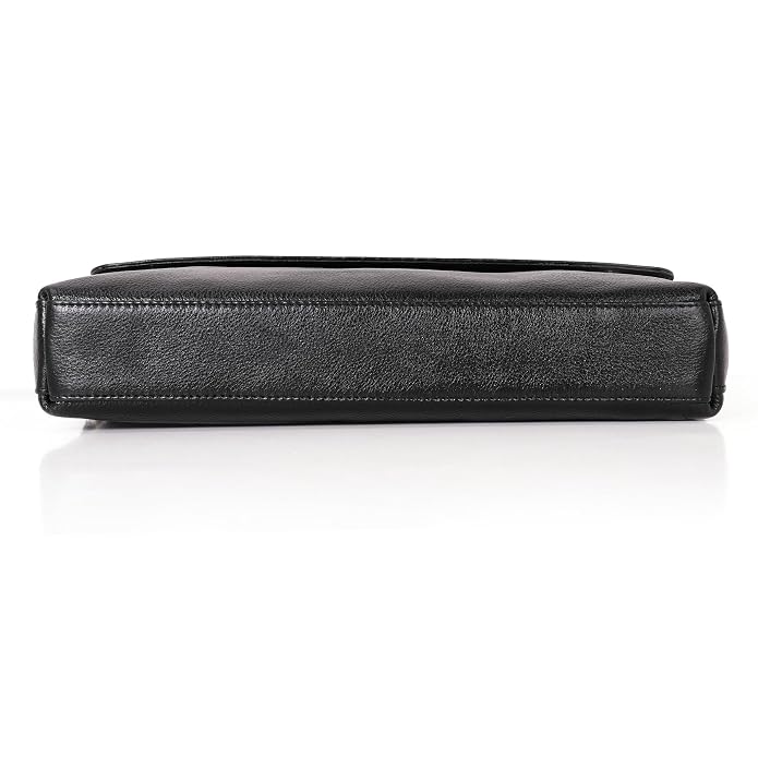 Leather Laptop Bag - DOUBLE FLAP 2