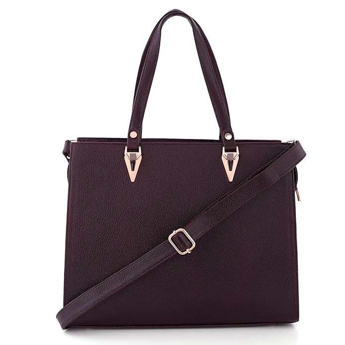 Women's Leather Handbag - Recta
