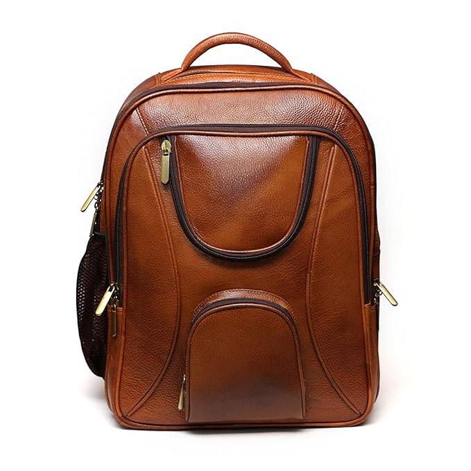 Leather Laptop Backpack - Twin Vault