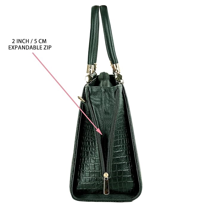 Croco Leather Handbag - MULBERRY