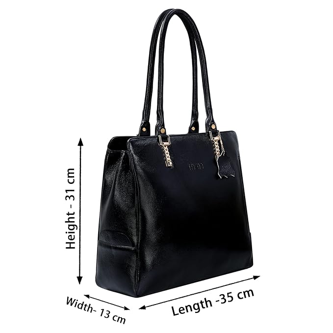 Leather Shoulder Bag - SIDE CHAIN