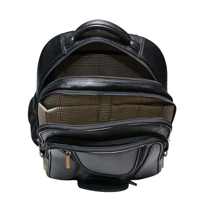 Leather Laptop Backpack - Twin Vault