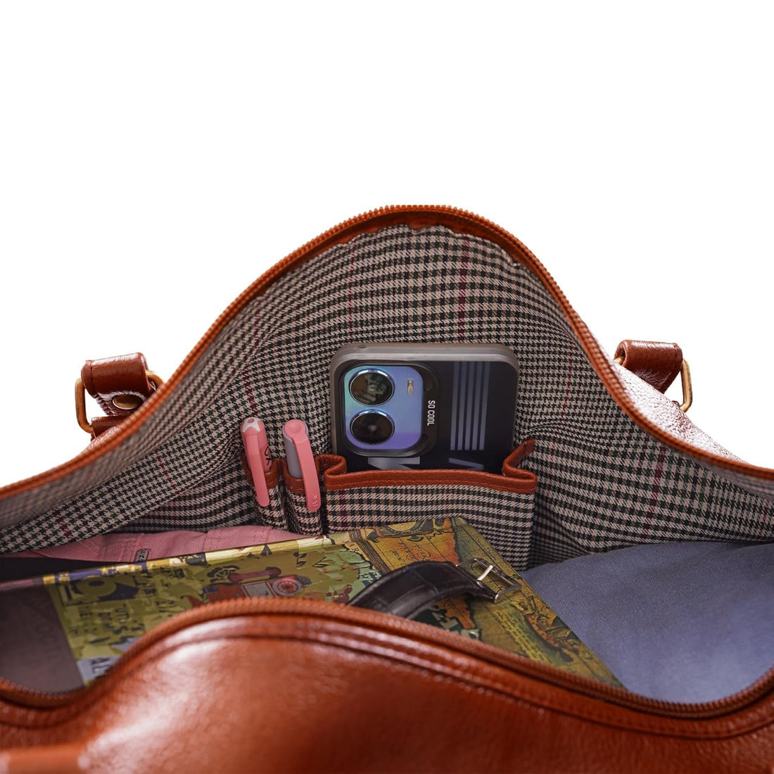 Leather Duffel Bag - Unknown