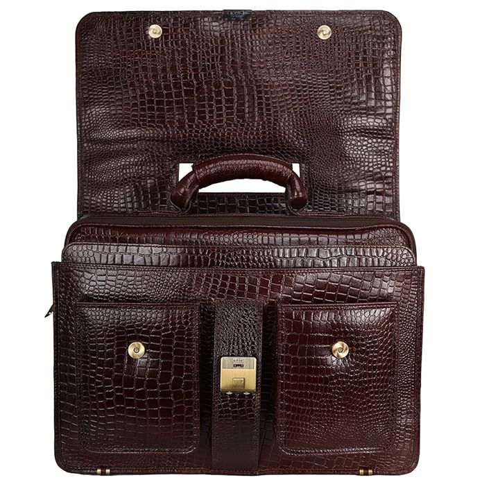 Leather Briefcase - Metro
