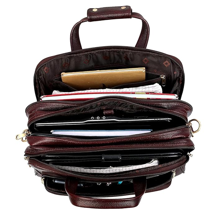 Leather Office Bag - Moochies