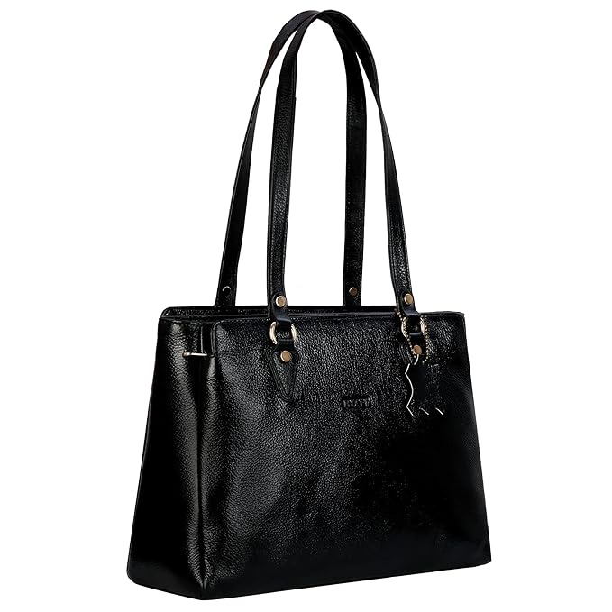 Leather Shoulder Bag - Solid