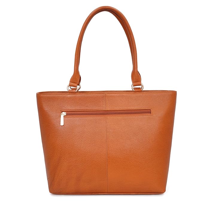 Leather Laptop Tote Bag - THE ORGANIZER