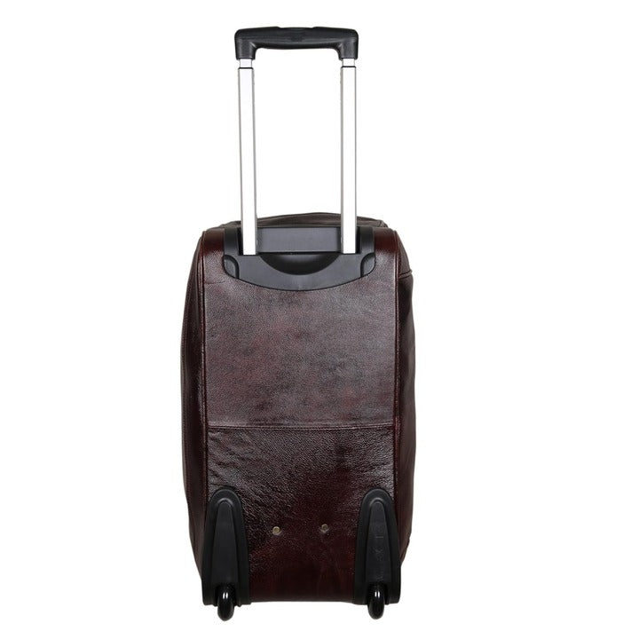 Leather Duffel Trolley - The Weekender
