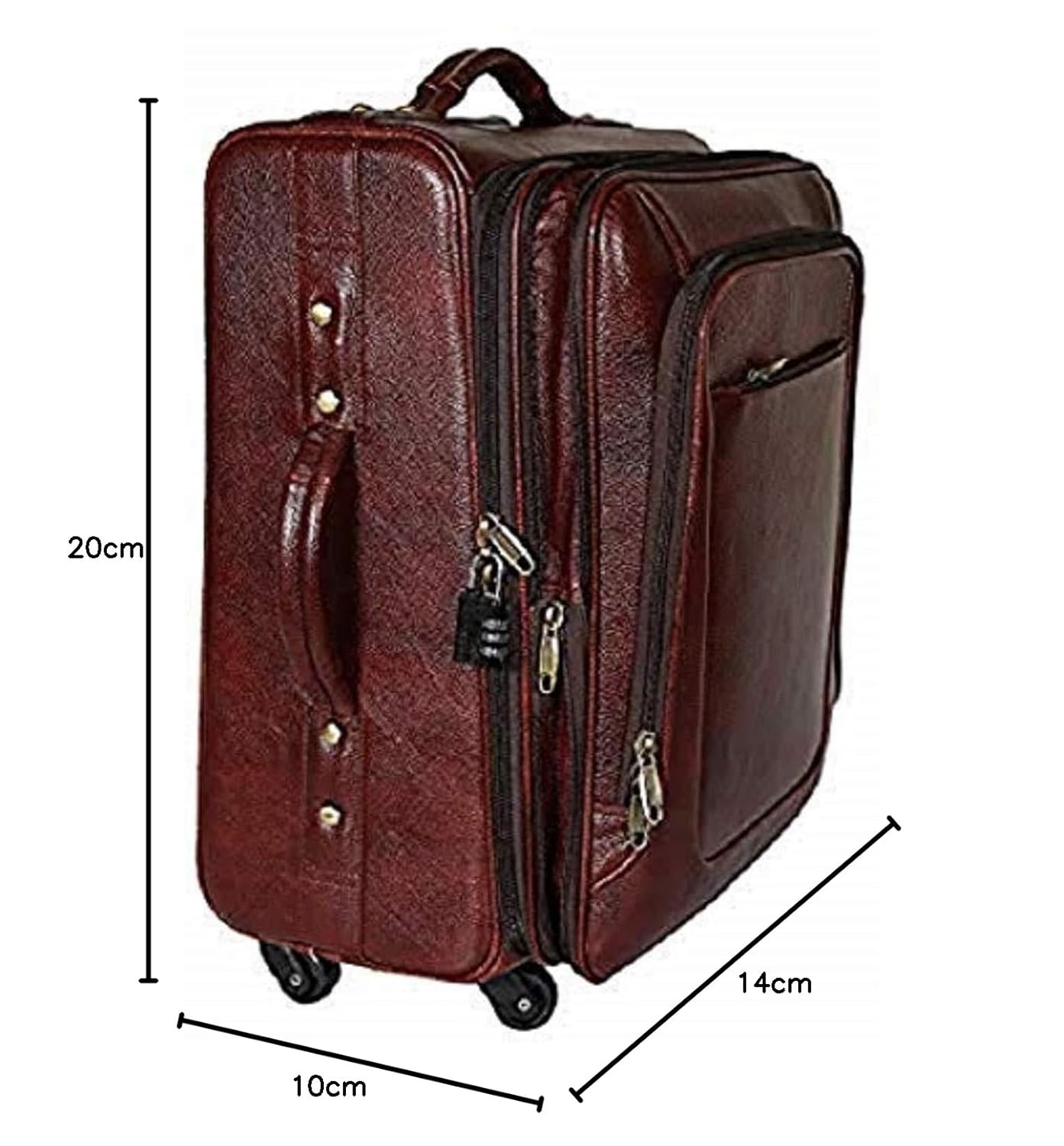 Leather Trolley - The Expandable