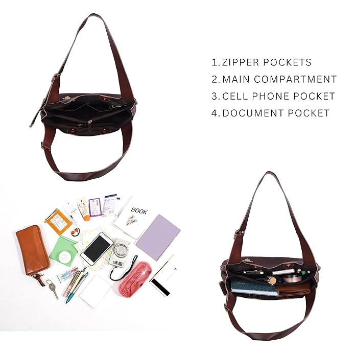 Leather Tote Bag - Magna