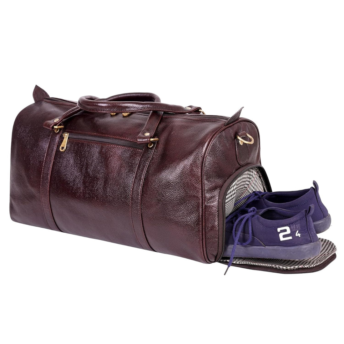 Leather Duffel Bag - Unknown