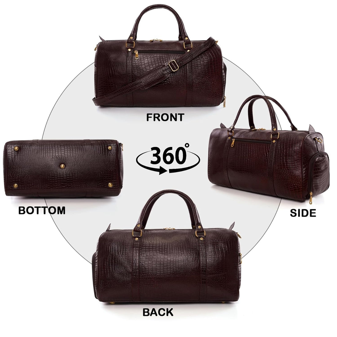 Leather Duffel Bag - Unknown