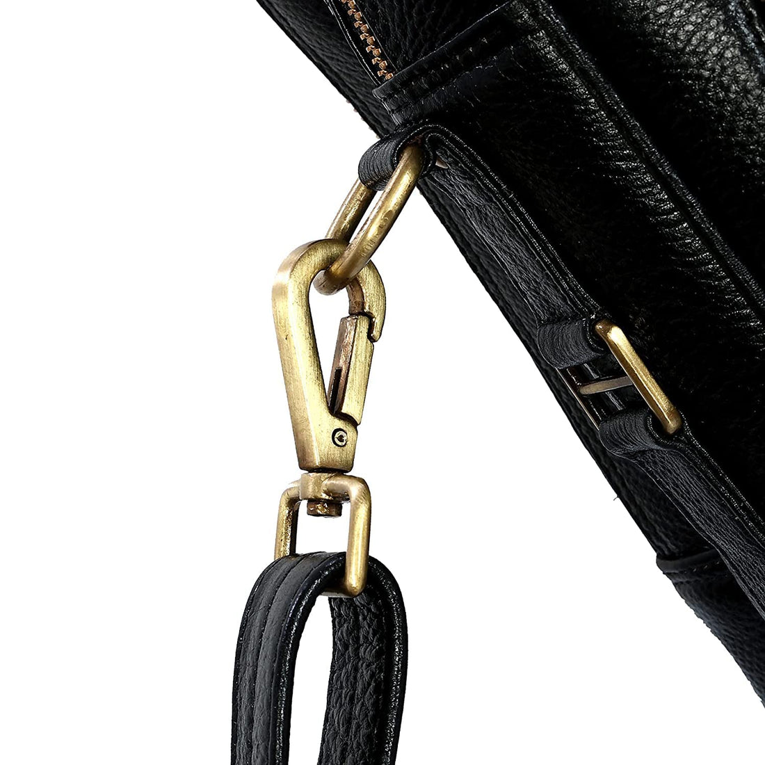 HAYAT Leather Accessories 24 litres Full Grain Natural Leather Briefcase Messenger & Shoulder Bags
