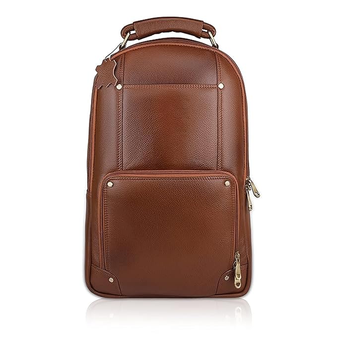 Leather Laptop Backpack - The Awakening