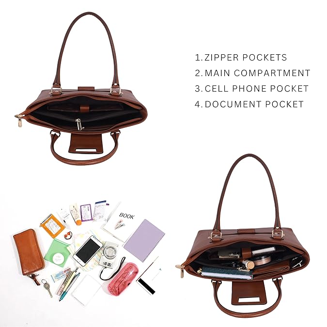 Leather Tote Bag - The Boat