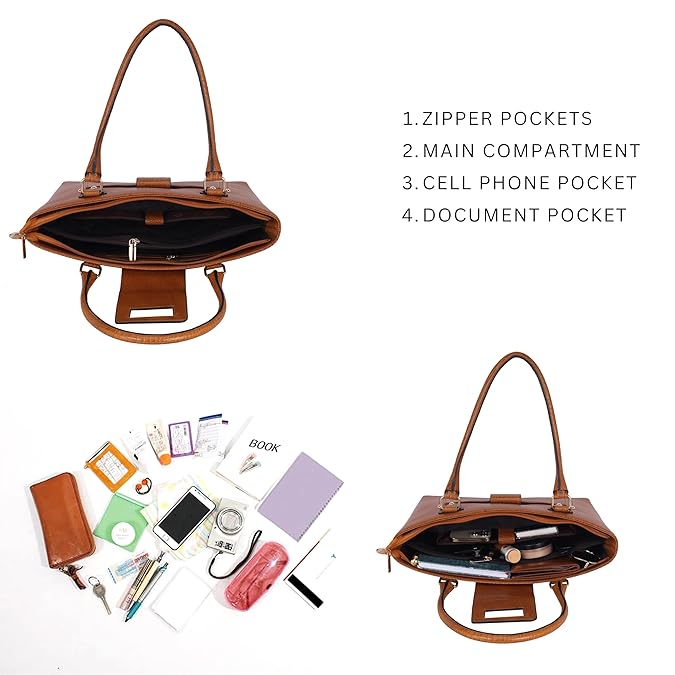 Leather Tote Bag - The Boat