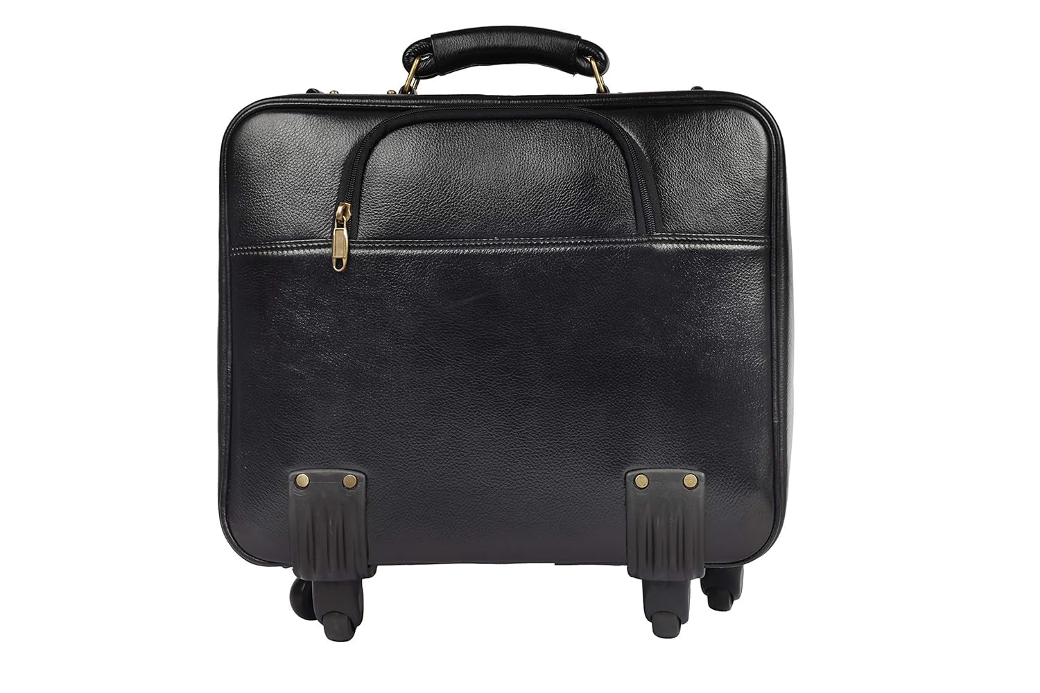 Leather Laptop Roller Trolley - The Retro