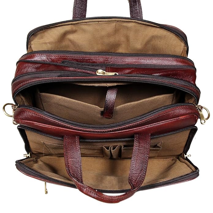 Leather Expandable Bag - Bold Vault