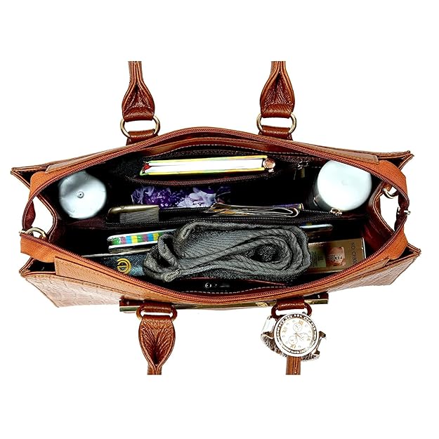 Croco Leather Handbag - PRADA