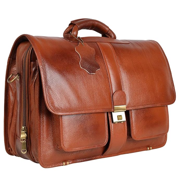 Leather Briefcase - Metro