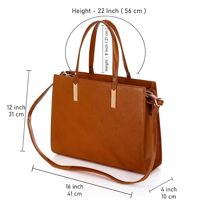 Leather Laptop Tote Bag - Boxa
