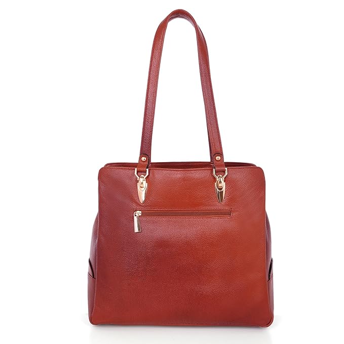 Leather Shoulder Bag - SIDE CHAIN