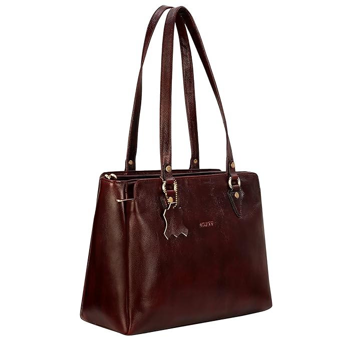 Leather Shoulder Bag - Solid