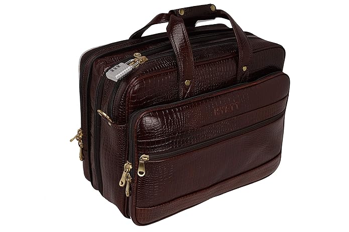 Leather Expandable Bag - Bold Vault