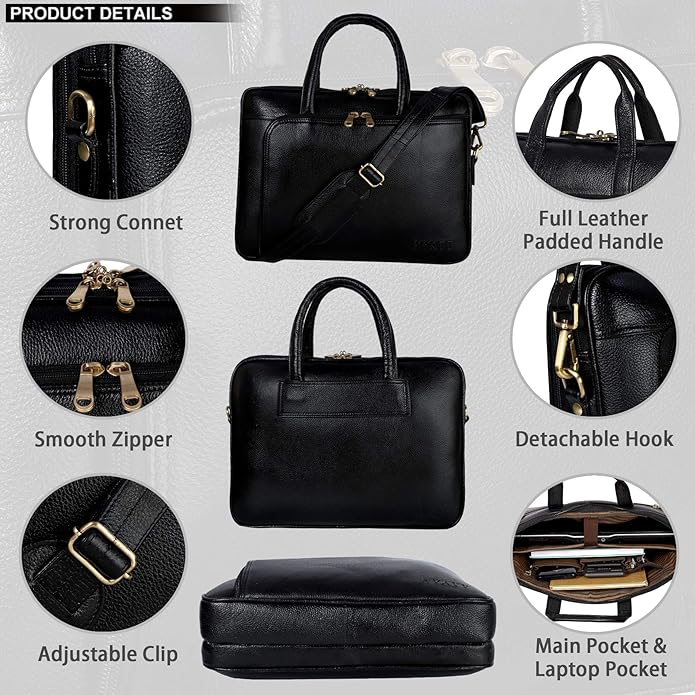 Leather Messenger Bag - Rope Core