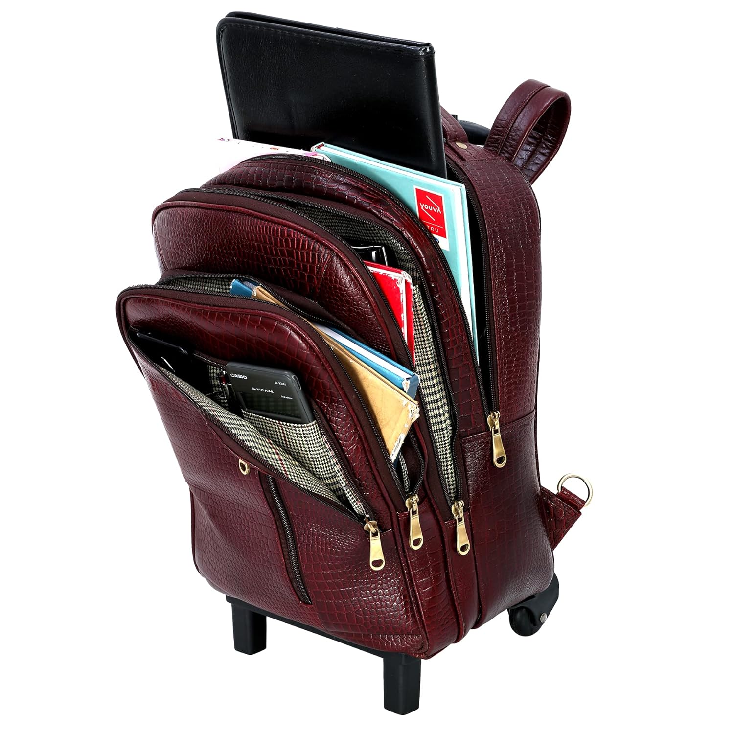 Leather Backpack Trolley - Journey Roller